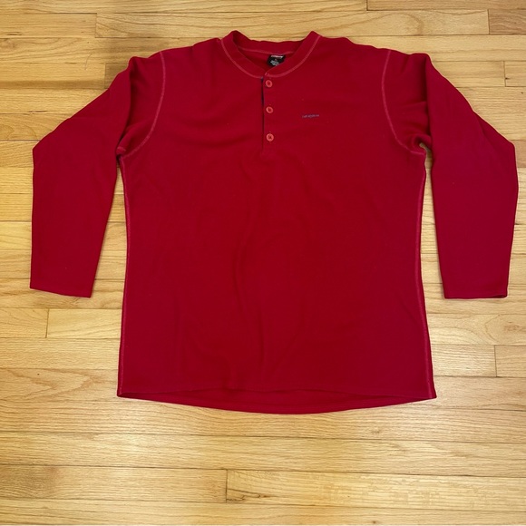 Patagonia Other - Patagonia Men's Size XL Red Capilene Fleece Long Sleeve Quarter Zip Pullover